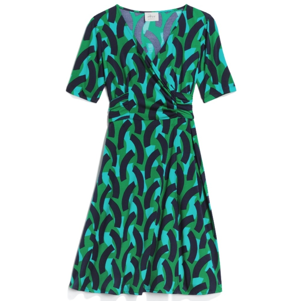 Chantell faux wrap dress